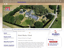 Tablet Screenshot of hotel-marks.de